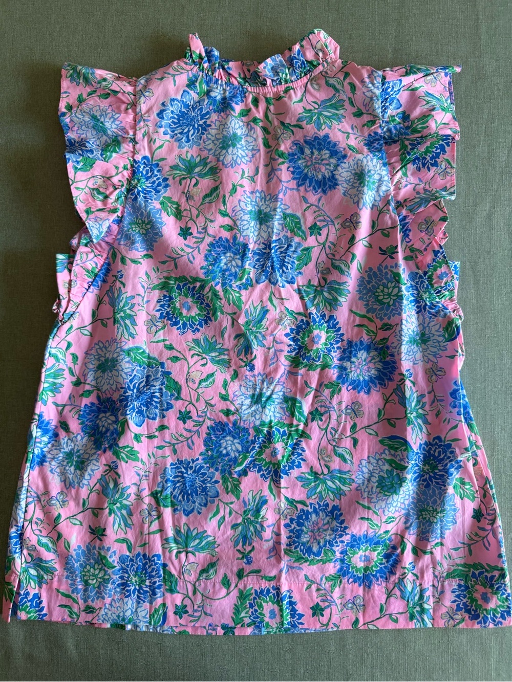 Lilly Pulitzer Ruffle Blouse - Picture 6 of 7